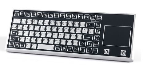 Клавиатура промышленная TKF-085c-TOUCH-MGEH-USB-US/CYR (KF22205)