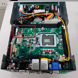 Безвентиляторный промышленный компьютер FRONT Compact 127.511 с диском для хранения данных 10 ТБ