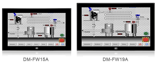 Промышленные мониторы от компании IEI: DM-FW15A и DM-FW19A
