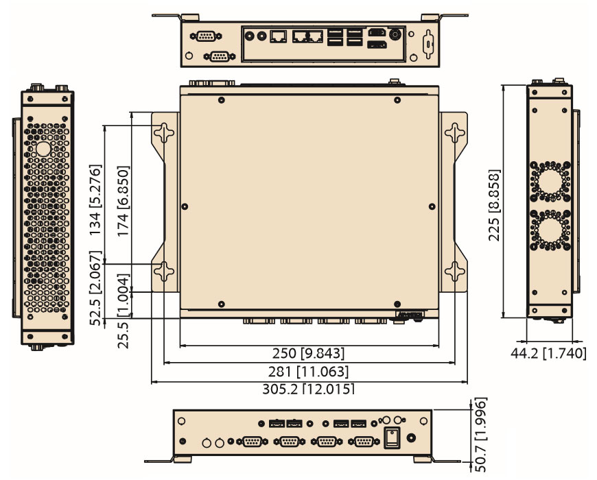 Компактный промышленный  компьютер EPC-T2286