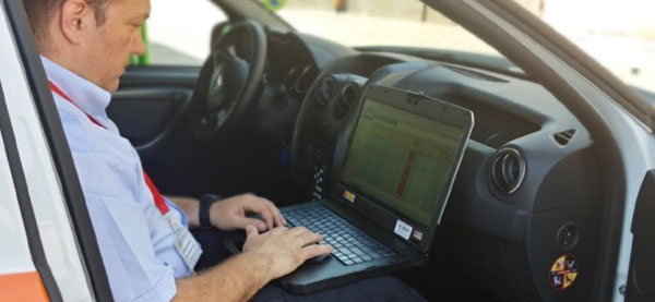 Полузащищённый  ноутбук Durabook для  контроля транспортного парка