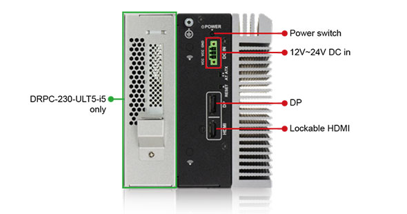 встраиваемых компьютеров на DIN-рейку DRPC-230-ULT5