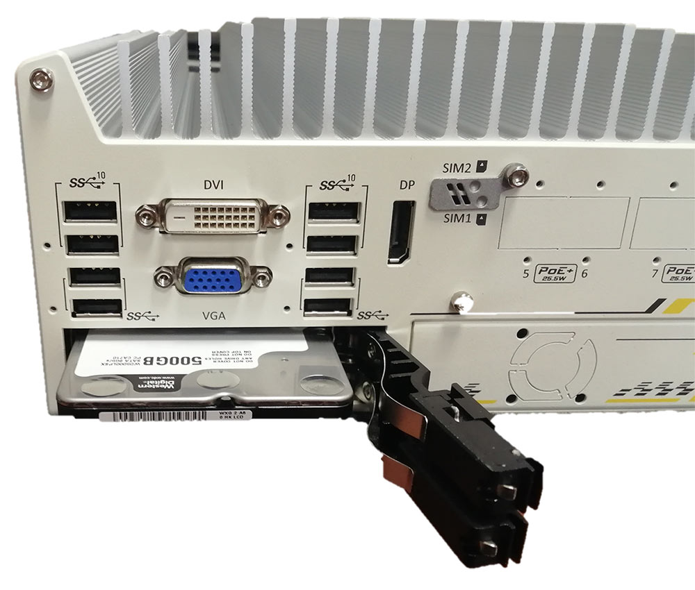 Встраиваемые компьютеры  Neousys серии Nuvo-7200VTC для подвижных составов
