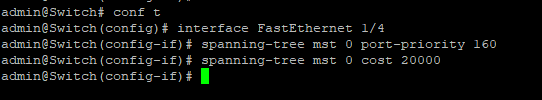 Настройка резервирования RSTP на коммутаторах Инзер и Инзер-М